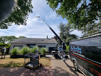 Elektrische kraan van Imholz Zonnepanelen bij een woning